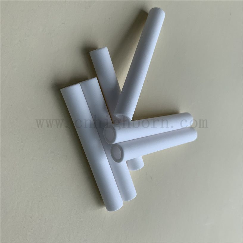Hochtemperatur 95% 99% AL2O3 Keramik Teil Aluminiumoxid -Keramik -Schlauch