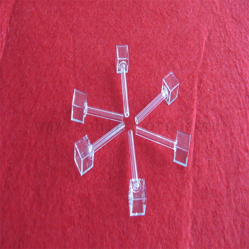 uv quartz cuvette Fließen Sie durch Küvette