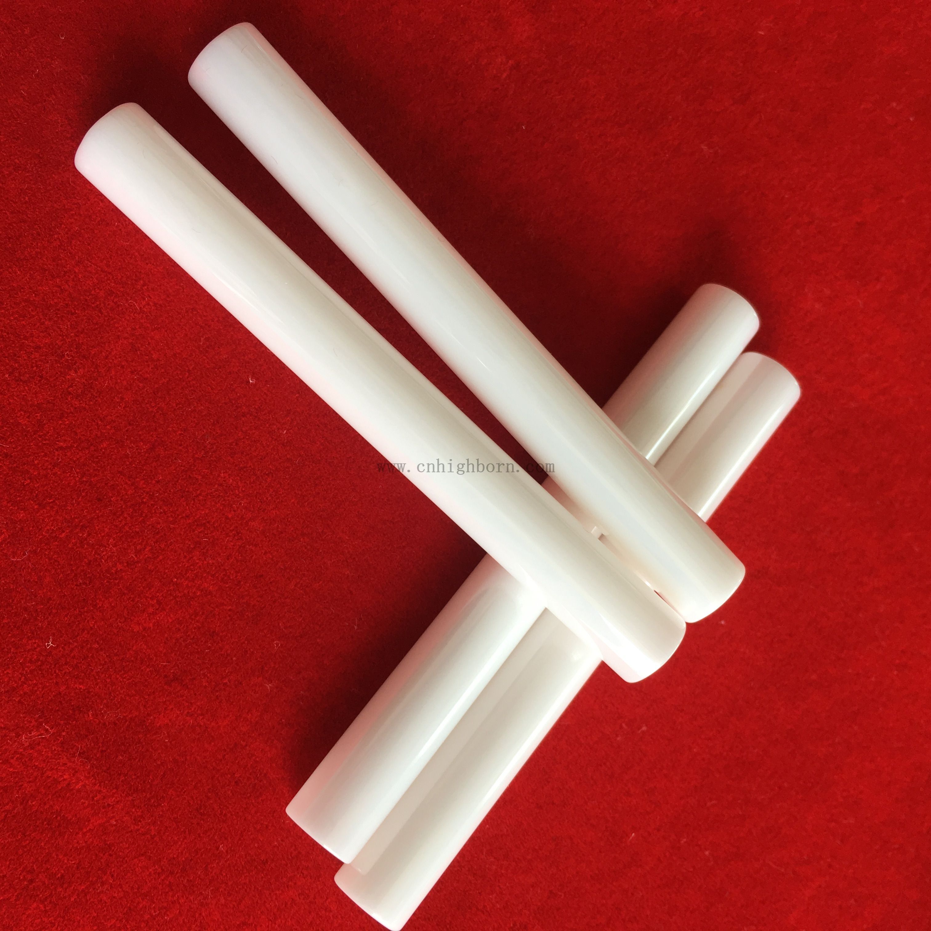 Glatte yttria stabilisierte YSZ ZRO2 Zirkonia Keramikrohr beide Seiten offen