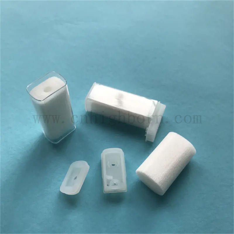 Heiße Schmelzschaum ohne Kleber Haustier integrierter Ölspeicher Baumwollstange für elektronische Zigarette 