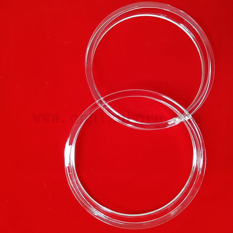 Speziell Quarzglasgelenkrohr mit geschmolzenem Kieselflansch produzieren 