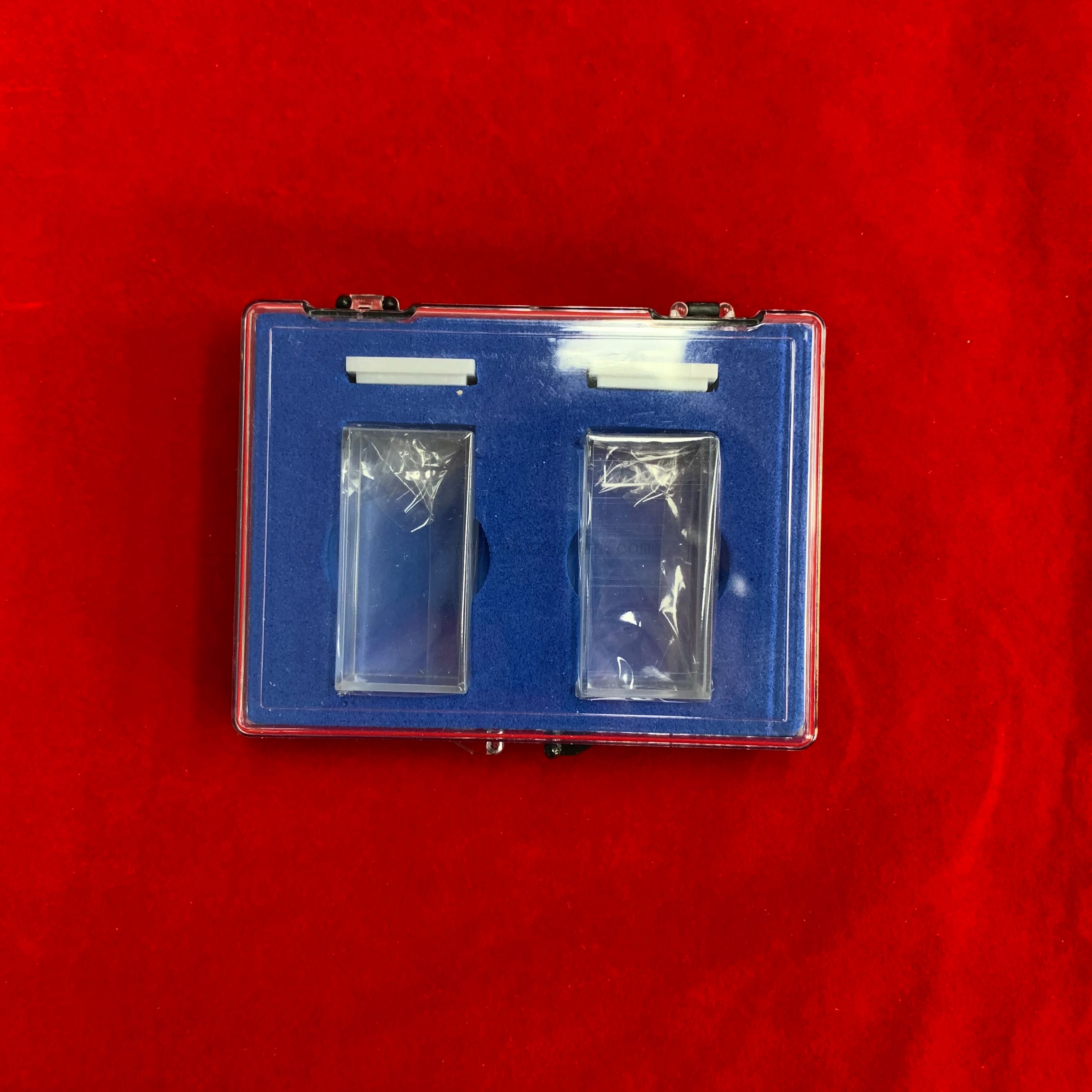 Clear Optical Glass Cuvette Specrophotometer 7ml Quarzglaskuvette -Fluorometerzelle mit Deckel