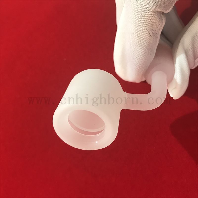 Wärmewiderstand flacher Boden undurchsichtig milchig weißer Quarzknalze