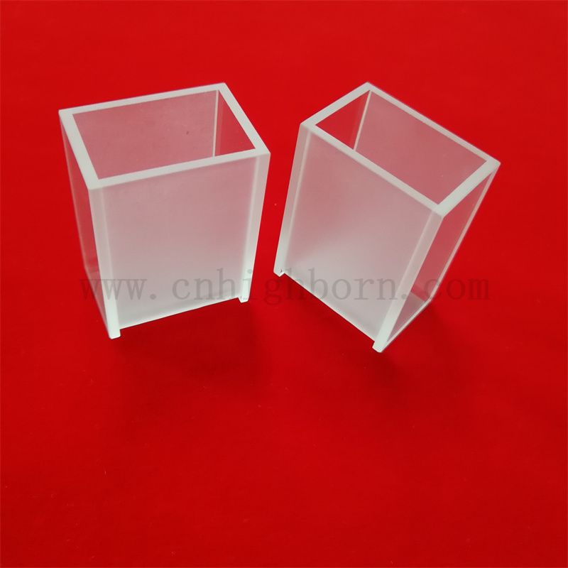 Standard für klare optische Glas -Glas -Spektrophotometer Quarzglas -Küvette Probe Zelle Biochemie Analysator