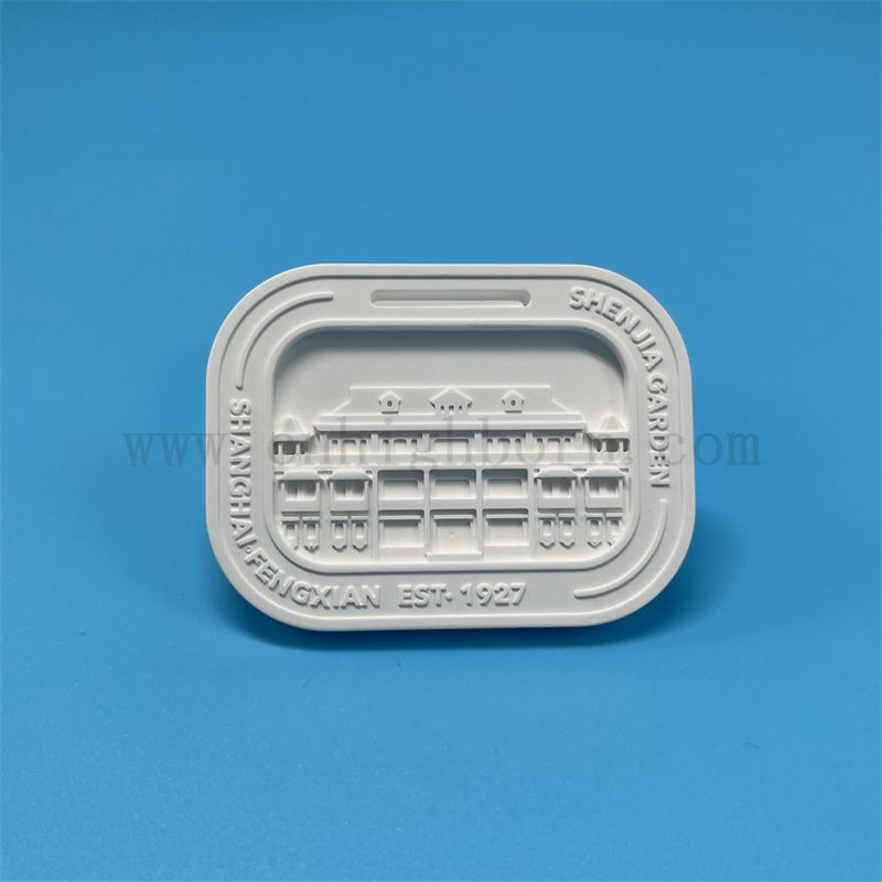 Logo Customized Ceramic Aromatherapy Tablette Duftputz Aroma Diffusor Duft Stein