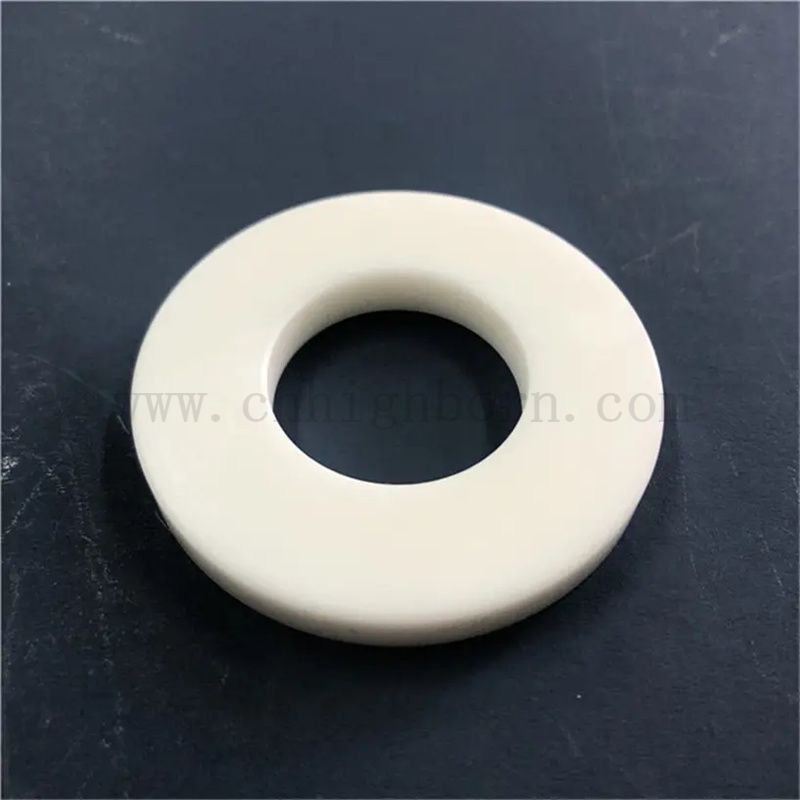 Customisierte weiße Yttria stabilisierte Abriebfestigkeit Zirkonia Keramikring ZRO2 Hoop