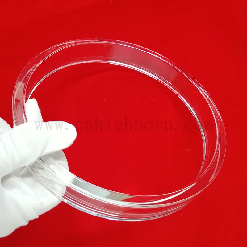 Speziell Quarzglasgelenkrohr mit geschmolzenem Kieselflansch produzieren 