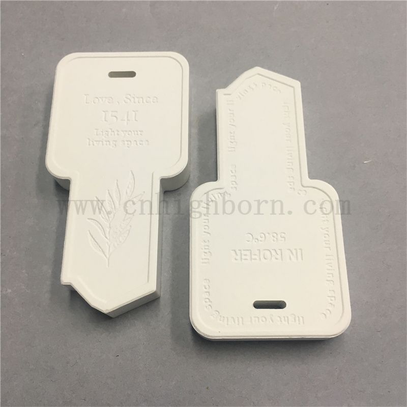 Customisierte einseitige Logo-Gips-Aroma-Platte Haushaltsduftverdampfung Diffusor