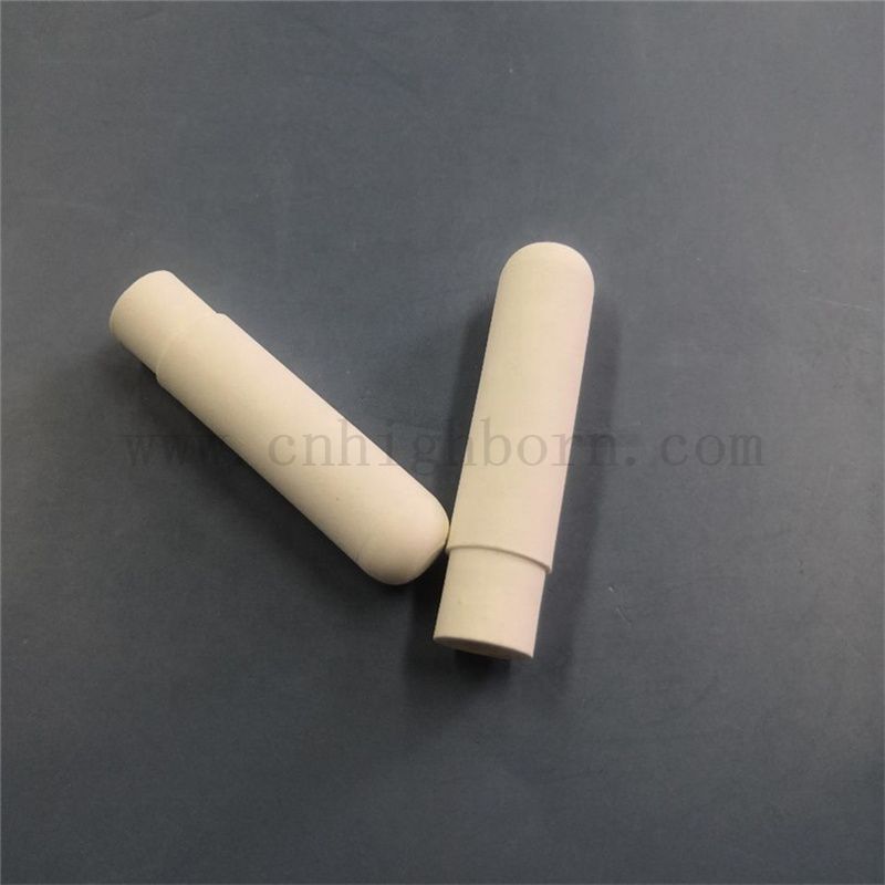 Hohe Porosität 45% poröser Aluminiumoxid -Keramik -Sondenrohrbecher für den Ergometer des Bodens Tensiometer