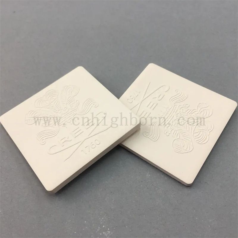 Customized Logo Lufterfrischer Gips Aroma Blatt Haus ätherische Öldiffusorplatte