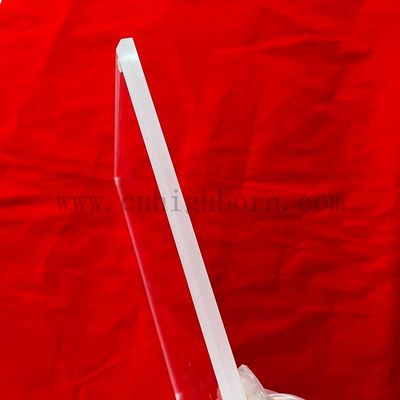 Fusions -Kiesels&auml;ureplatte mit Loch