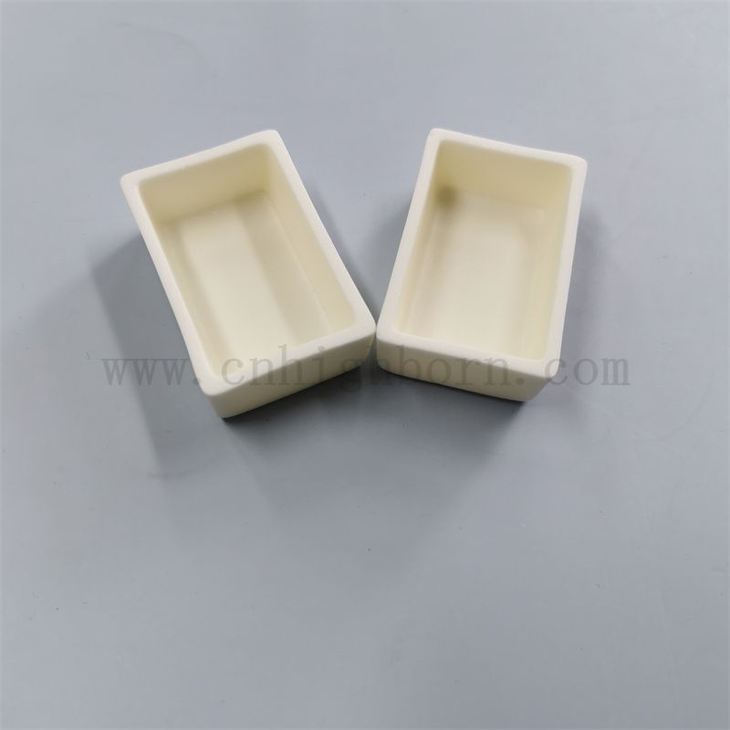 Laborgebrauch Hochtemperatur -Aluminiumoxid -Verbrennungsboot AL2O3 Keramik Crucible