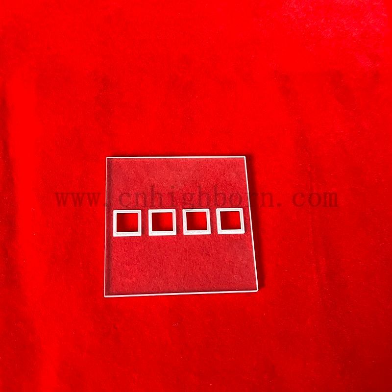 Poliertes Quarzglasbrett