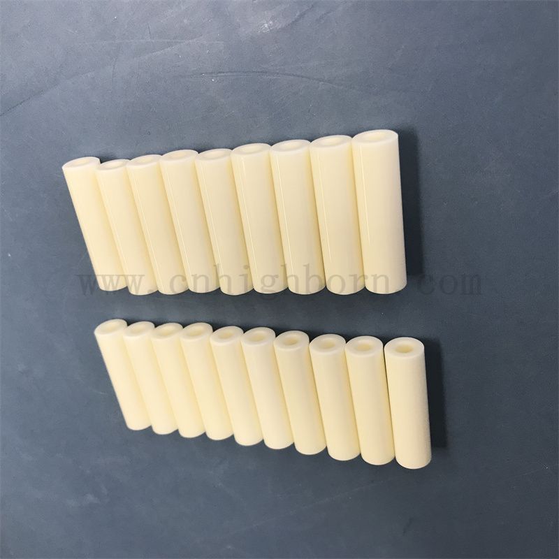 Customized 99%AL2O3 Spiegelpolierhaut -Isolationsrohr mit Aluminiumoxid -Keramik -Isolierung