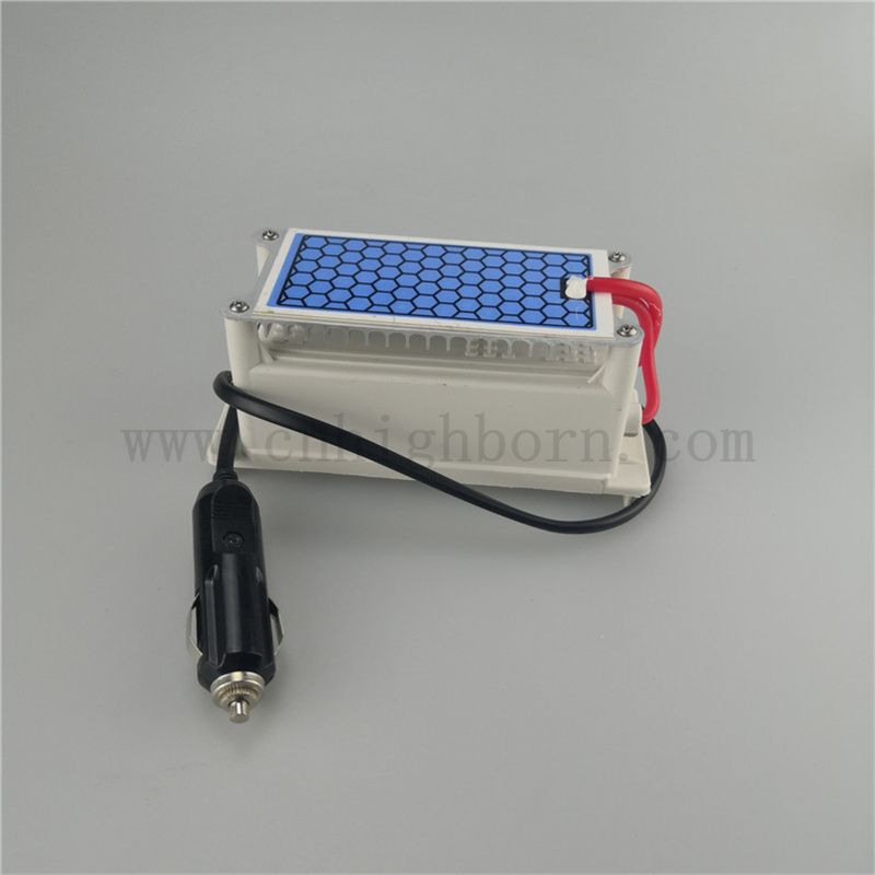  Luftreinigung tragbare Keramikplatte 12V 5G/HR Ozongeneratormodul Ozonizer