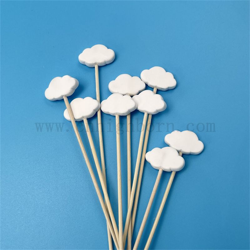 Customized Duft Keramik 3D Formen unmittelbar selbst Putzduftstein mit Aroma -Schilfdiffusor -Stick