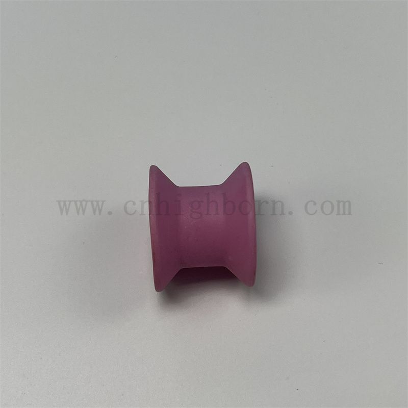 Tragen resistente hochwertige rosa 95% Al2o3 Draht Führung Alumina Keramik Textil Ölen