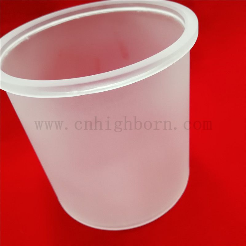 Wärmewiderstand Customized Fused Siliciumdioica Durchscheinend Quarz Crucible