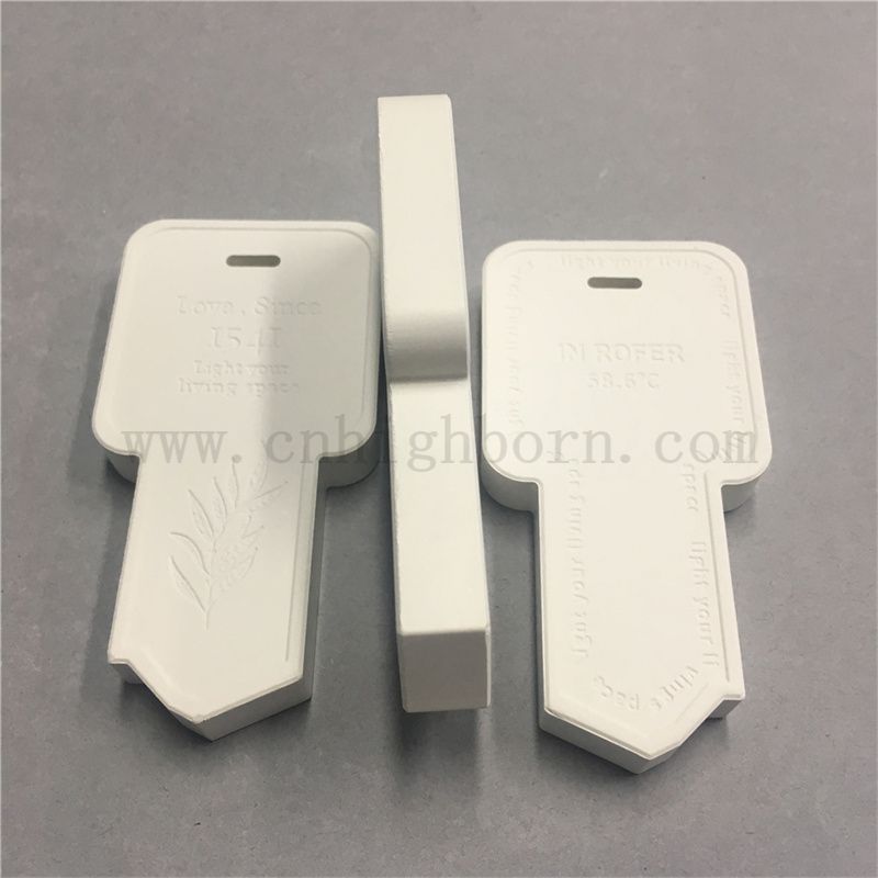 Customisierte einseitige Logo-Gips-Aroma-Platte Haushaltsduftverdampfung Diffusor