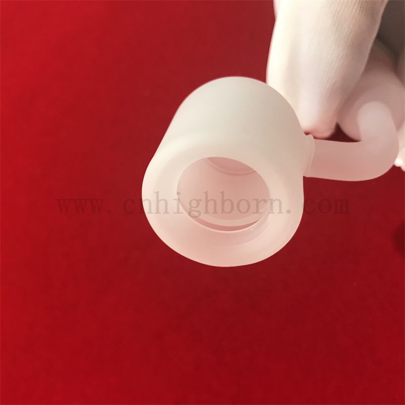 Wärmewiderstand flacher Boden undurchsichtig milchig weißer Quarzknalze