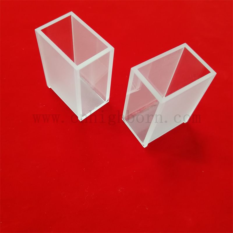 Standard für klare optische Glas -Glas -Spektrophotometer Quarzglas -Küvette Probe Zelle Biochemie Analysator