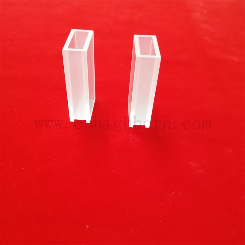 Laborforschung klarer Quarzinstrumenten -Standard -Spektrophotometer Quarzzellen optische Glaskuvetten