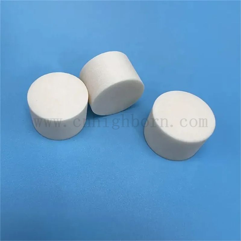 Industrielle hohe Härte Verschleiß Widerstand Alumina Keramik rund Stange Al2o3 Zylinderblock