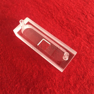 Benutzerdefinierte Absorptionszelle HIQH -Qualität hoher Präzision klarer optischer Glaszellen Mikroquarzglaskluvette
