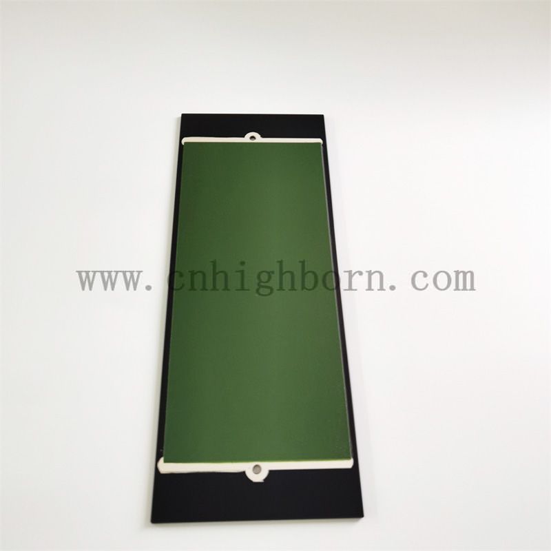 Customisierte Größe ferninfrarotschwarz Hochreinheit Wärmewiderstand Keramik Mikrokristalline Glasplatte