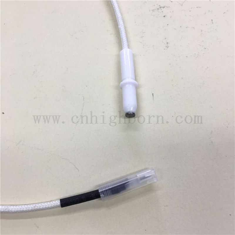 Customisierte Drahtlänge Alumina Zündkerze Zünder Al2O3 Keramikgasofen Zündung