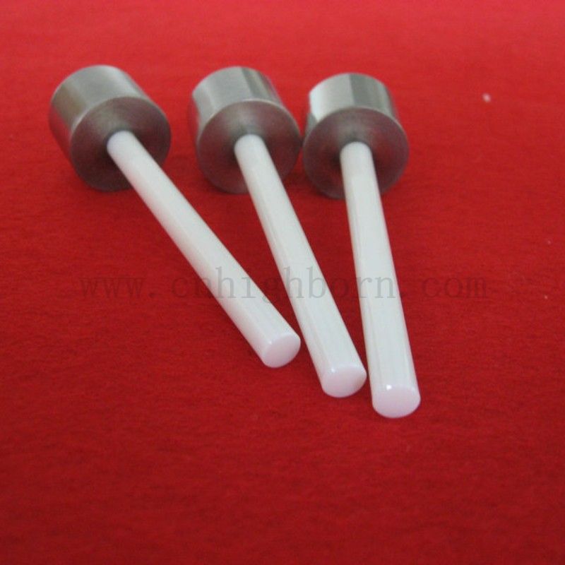 Custom High Precision Zirkonia Keramikkolbenkolben mit Metallteil