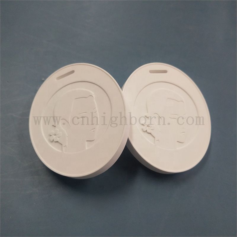 Anpassbare Muster Hangable Auto Verwenden Sie Gipsaroma -Diffusor Poröse Keramikplatte