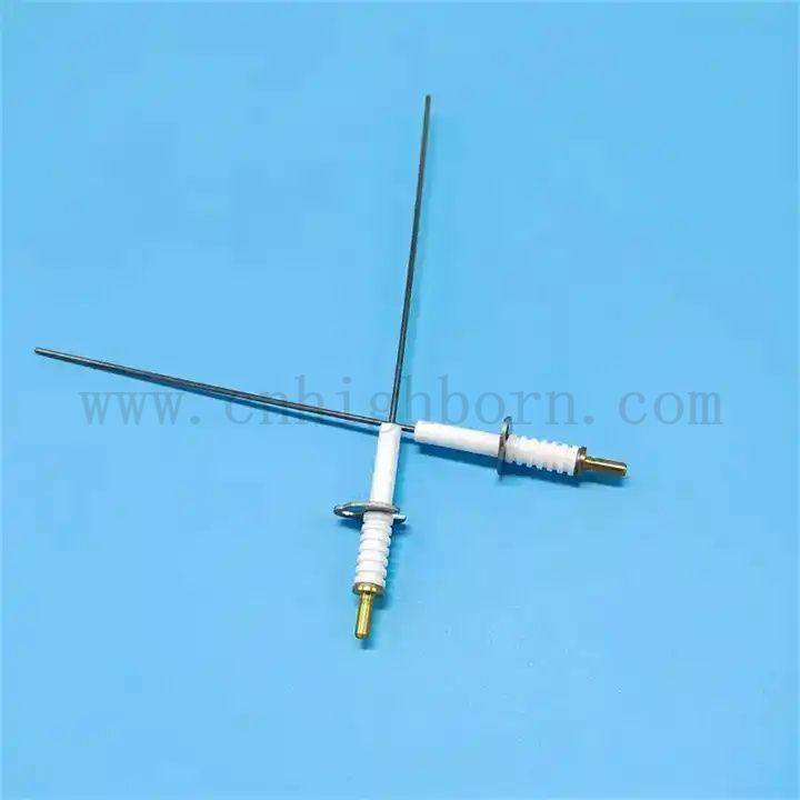 Customized 95% verglaster Aluminiumoxid -Keramik -Elektroden -Steckerwarmwasserbereiter Zündung