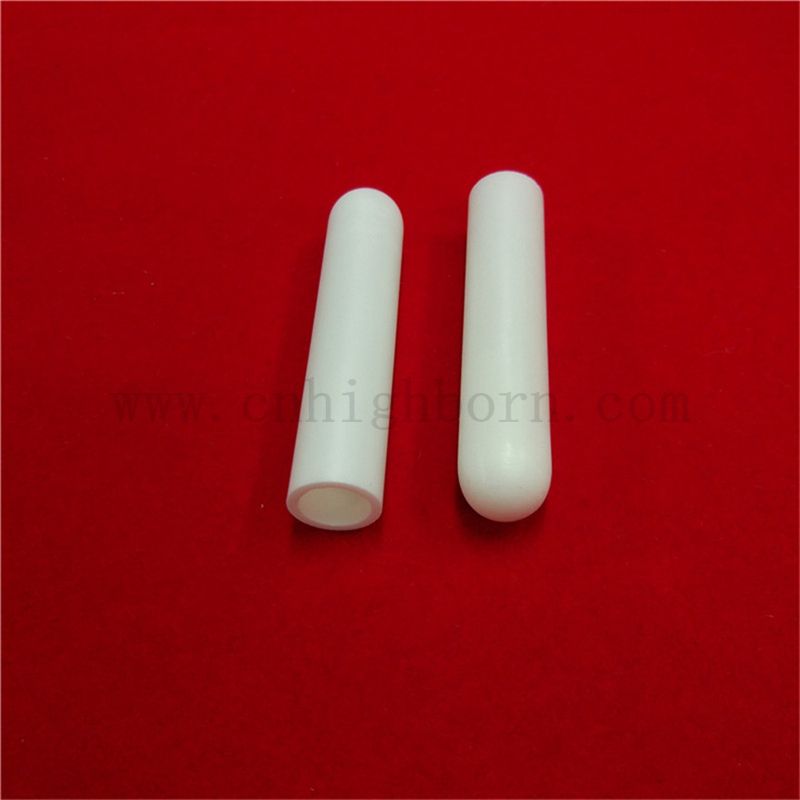 Ysz yttria stabilisierte Zirkonia -Keramikrohr mit einem Ende geschlossen