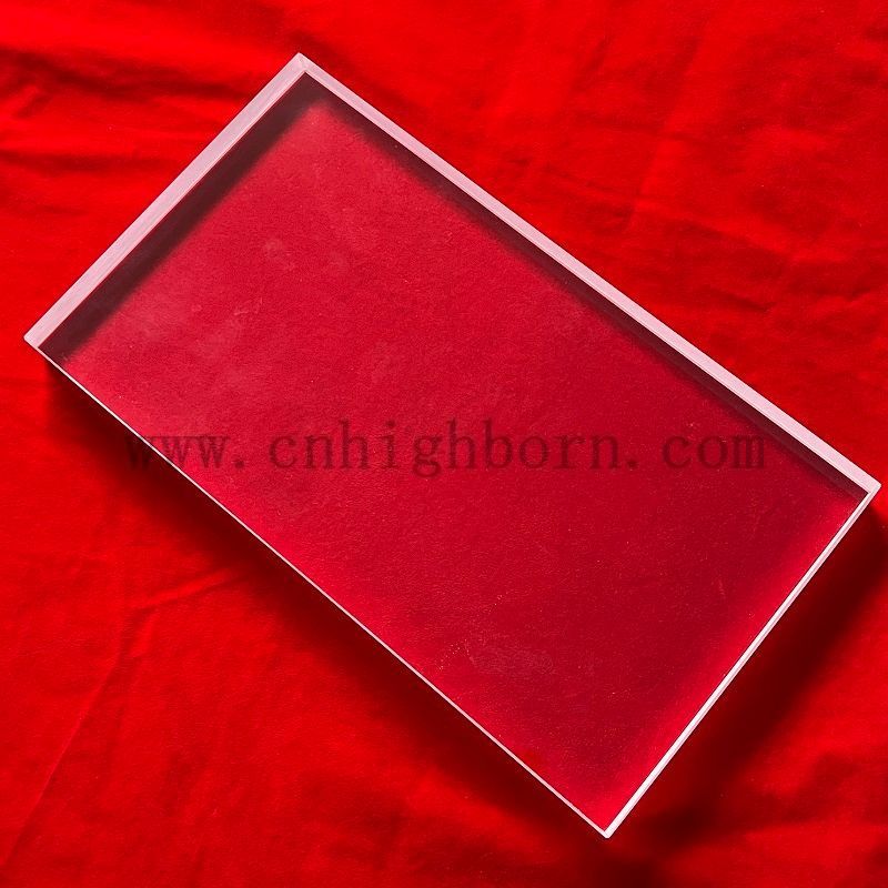 Quarzplatte f&uuml;r UV-Kr&uuml;mmung