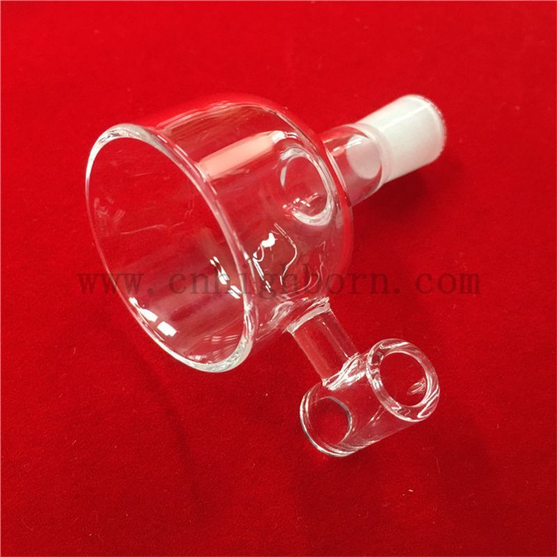 Hochreinheit Wärmefestigkeit Schüssel Form klarer Quarzglas Knaller