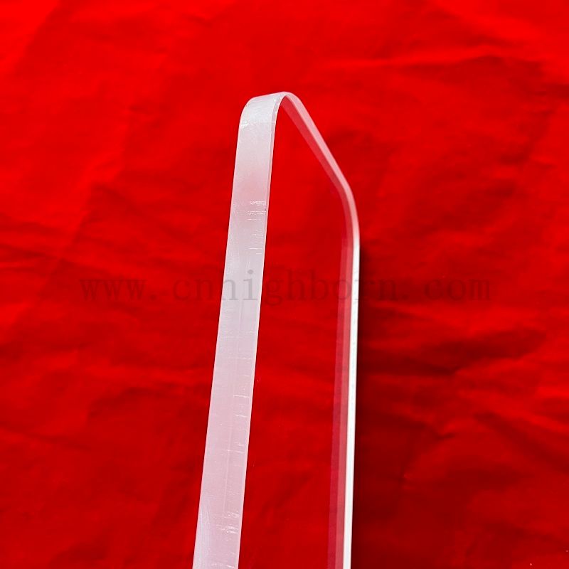 Fuster Kieselsäure Quarz rund quadratisch geschnittenes Quarzglassubstrat