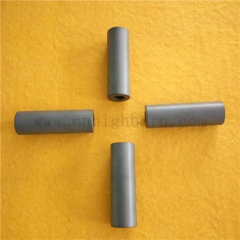 Korrosionsbeständigkeit SIC -Rohr Silizium Carbid Keramikhülsenrohr für die Industrie