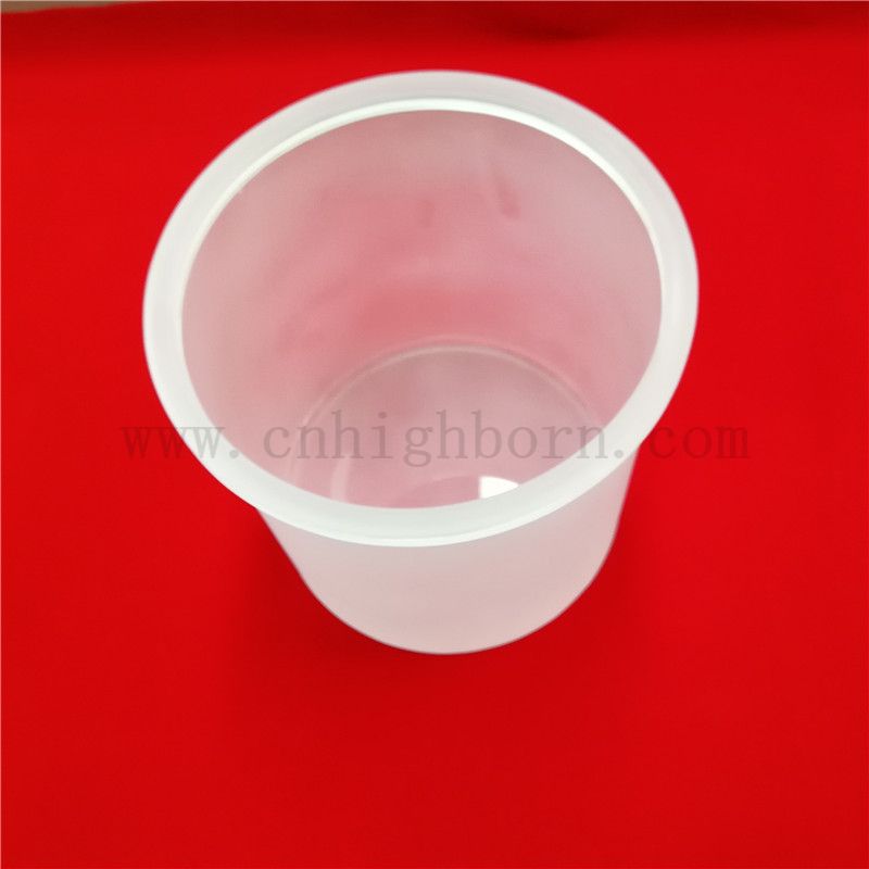 Wärmewiderstand Customized Fused Siliciumdioica Durchscheinend Quarz Crucible