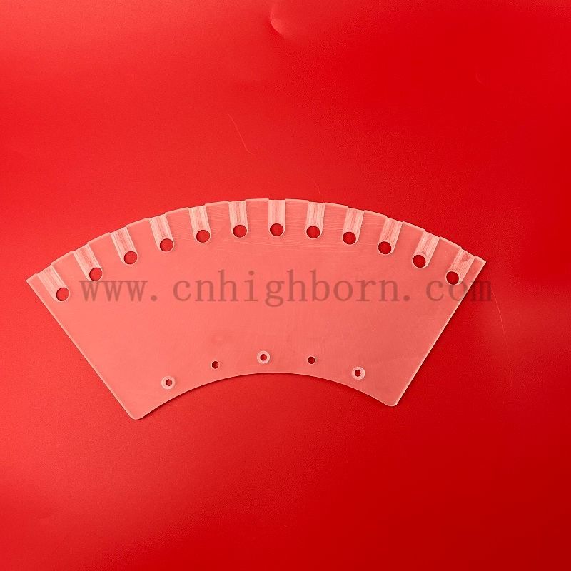  UV Customized JGS2 Fusion Silica Clear Bohrlöcher Quarzplatte
