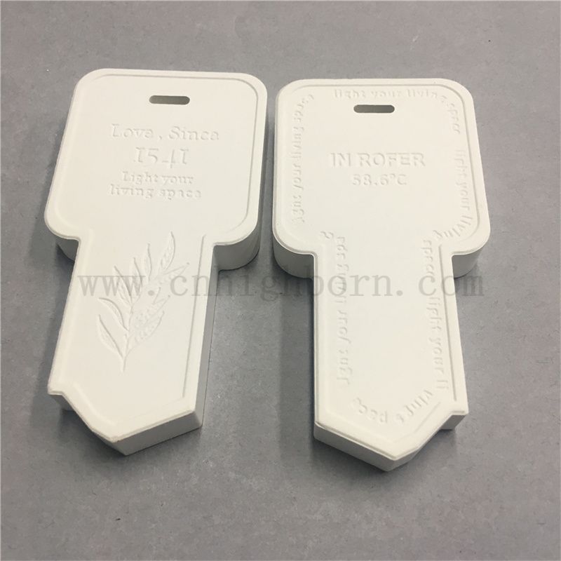 Customisierte einseitige Logo-Gips-Aroma-Platte Haushaltsduftverdampfung Diffusor