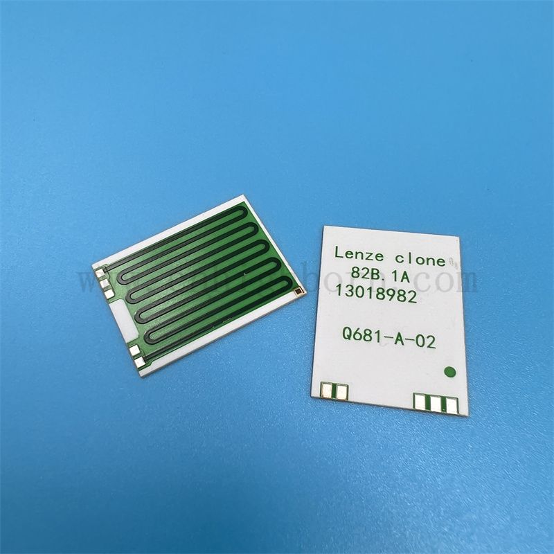 Customized Multilayer Alumina Integrierte Keramikzusammensetzungswiderstände Substrat Dicke Filmsensor Elektronische gedruckte Leiterplatte