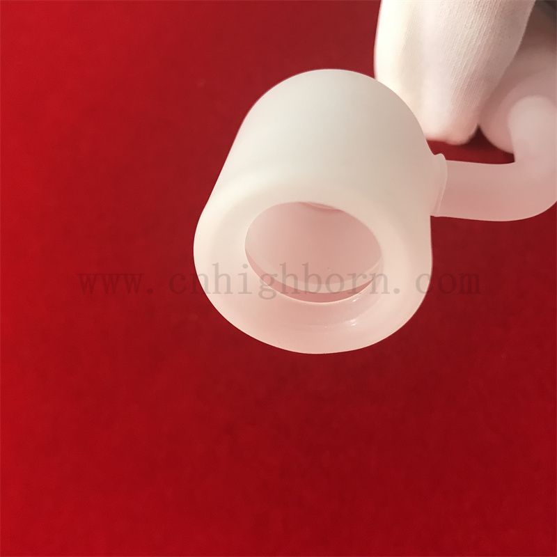 Wärmewiderstand flacher Boden undurchsichtig milchig weißer Quarzknalze