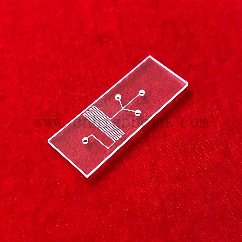 Mikrofluidischer Quarzchip 