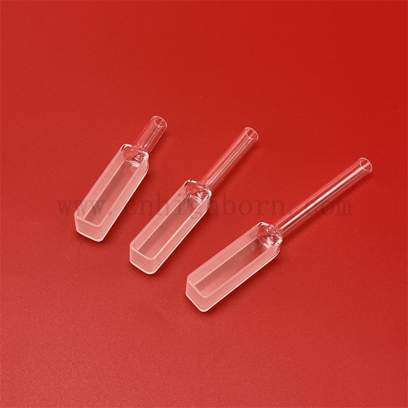 UV -Fluorometer optische Spektrophotometer Glasklauslänge 10 mm Quarzkuvette rechteckig mit abgestufter Dichtung