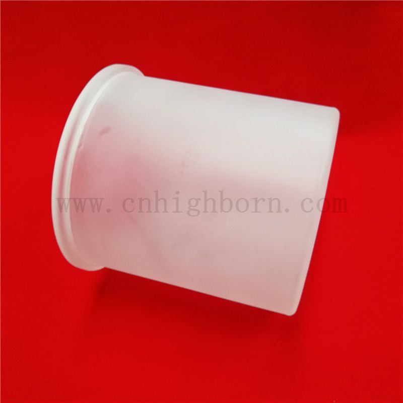 Wärmewiderstand Customized Fused Siliciumdioica Durchscheinend Quarz Crucible