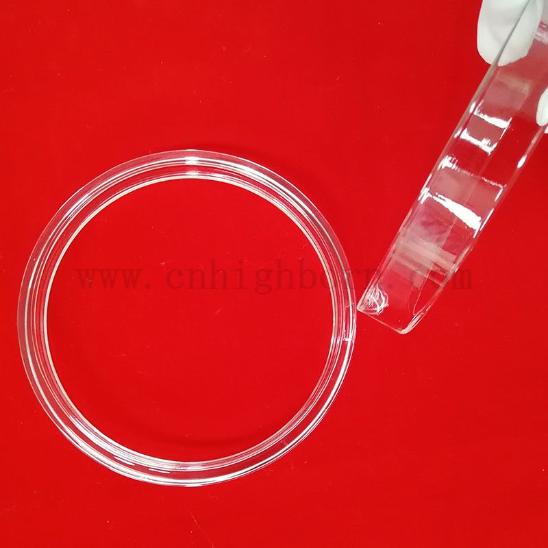 Speziell Quarzglasgelenkrohr mit geschmolzenem Kieselflansch produzieren 