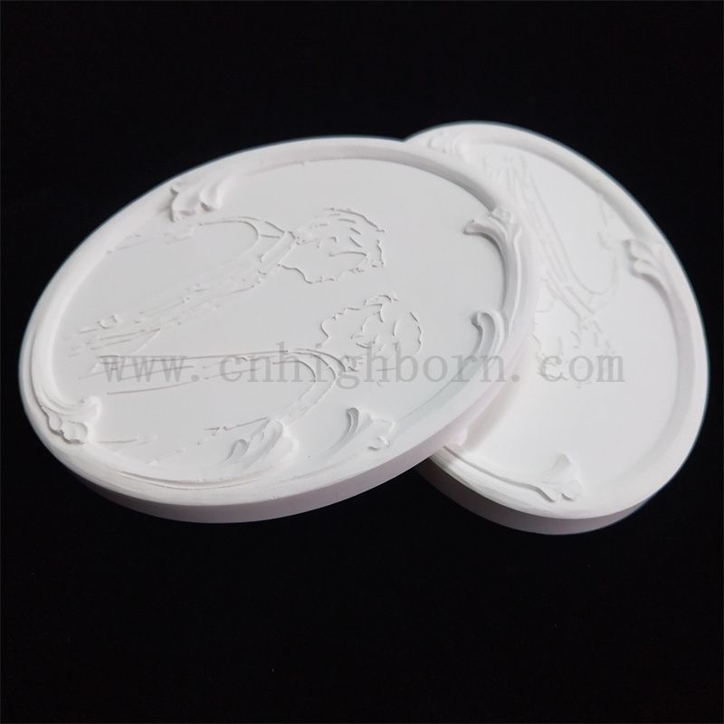 Die benutzerdefinierte einseitete Silhouette -Logo -Platte Aroma verdunstet die Gipsscheibe