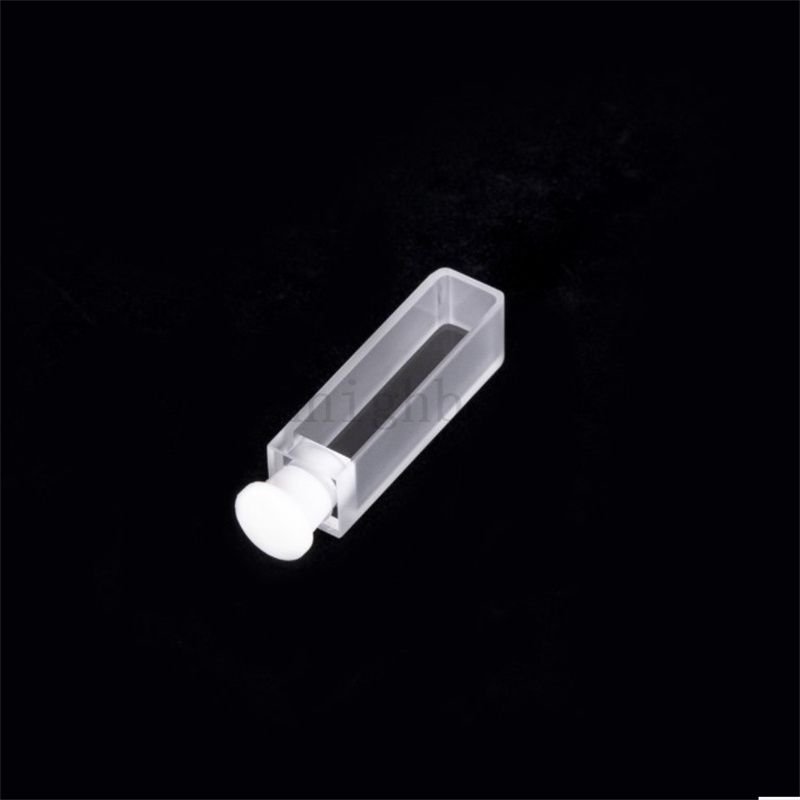 Laborforschung Quarzinstrumente Q114 Quarz Cuvette 3,5 ml Standard optische Glaszelle mit Stopper