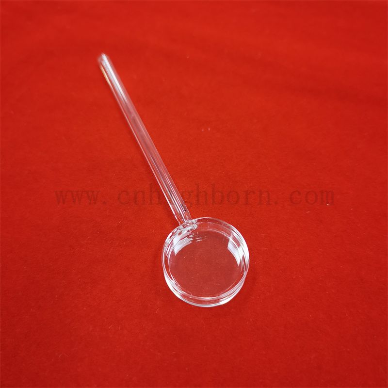 Laborprobenzelle Langes Pfadlängenlänge mit großer runder Quarzkuvette für UV -Spektrophotometer